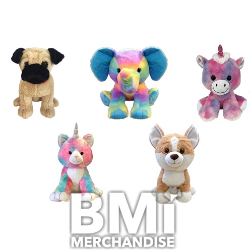 24PC 14.5INCH PLUSH COSMIC OR DRAGON CLAW CRANE KIT