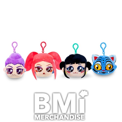 4IN KPOP DEMON HUNTERS MEGA TEENIES HEADZ ASSORTED DANGLERS