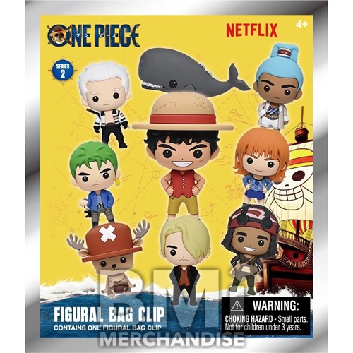 ONE PIECE LIVE ACTION SERIES 2 MYSTERY BAG CLIPS