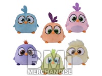 48PC 100% LICENSED ANGRY BIRDS HATCHLINGS PLUSH CRANE KIT