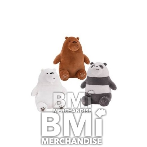 48PC 10-14 INCH 100% LICENSED WE BARE BEAR ASST PLUSH