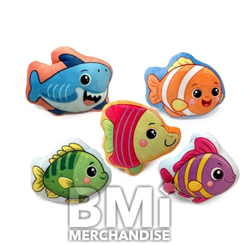 7IN FISH ASSORTED PLUSH