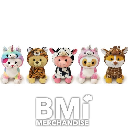 14.5INCH ASSORTED DISGUISIMALS PLUSH