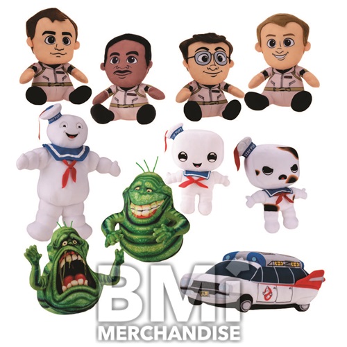 144PC MIX 7-8INCH 15% LICENSED GHOSTBUSTERS PLUSH & 85% ASST GENERIC PLUSH CRANE KIT