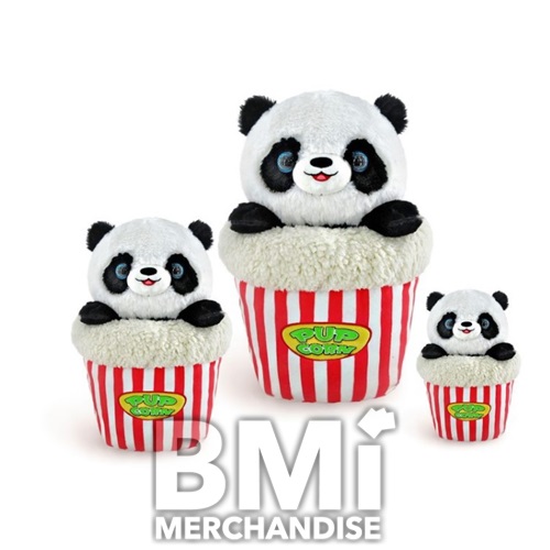21IN PUFF THE PANDA PUP CORN PLUSH
