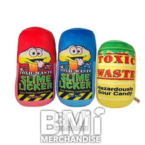 24PC 14 INCH SLIME LICKER PLUSH ASSORTMENT CRANE KIT