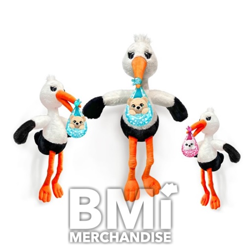 16.6IN STORM THE STORK PLUSH