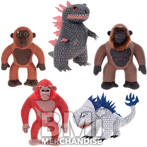 10-12IN GODZILLA VS KONG ASSORTED PLUSH