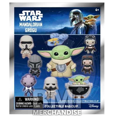 STAR WARS THE MANDALORIAN AND GROGU BLIND BAG CLIPS