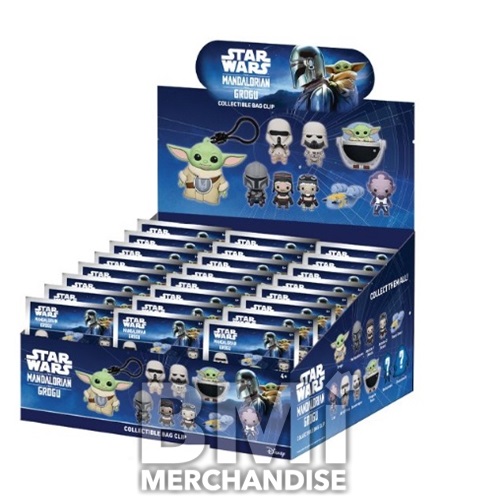 STAR WARS THE MANDALORIAN AND GROGU BLIND BAG CLIPS