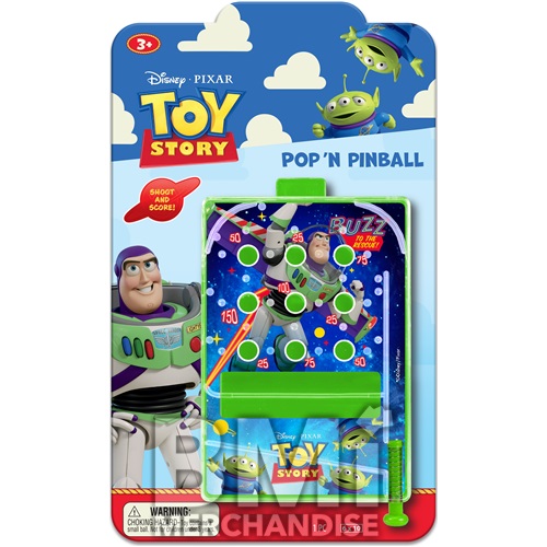 DISNEY TOY STORY ASSORTED POP N PINBALL