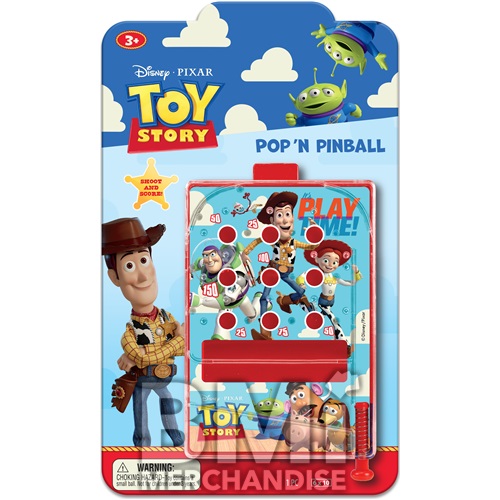 DISNEY TOY STORY ASSORTED POP N PINBALL