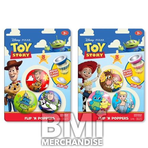 DISNEY TOY STORY FLIP N POPPERS 3 PACK