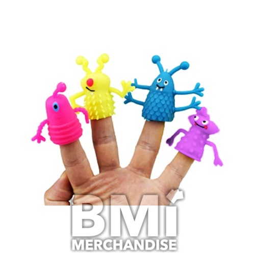 SPACE MONSTER FINGER PUPPET ASST