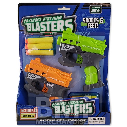 NANO FOAM BLASTERS 2 PACK