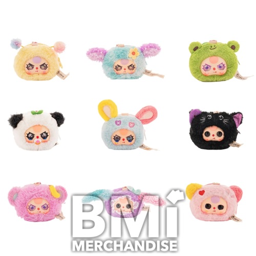 BABY THREE 8 CM BLIND BOX PLUSH POUCH FUZZY ADORABLE ANIMAL