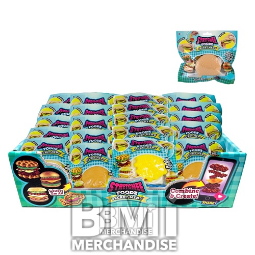 350 TICKET VALUE MINOR HANGING PRIZE KIT-  SURPRISE SIZE STRETCHEE FOODZ - 36PC