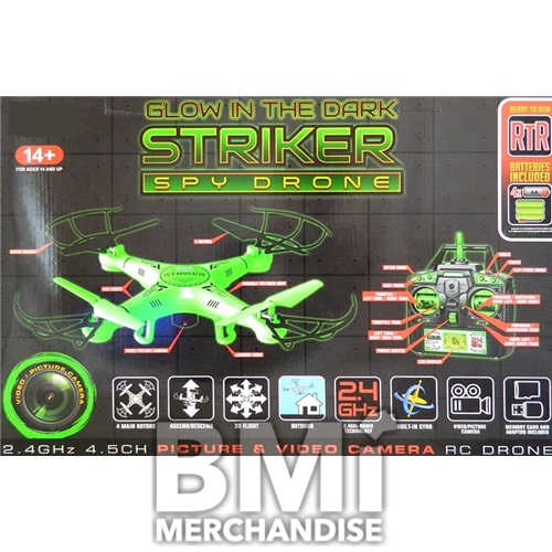 STRIKER SPY DRONE GLOW IN THE DARK